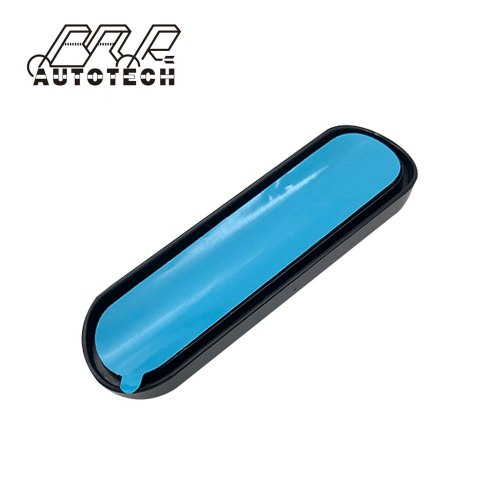 Amber oval backed bicycle reflector lights for seat rear mount safety