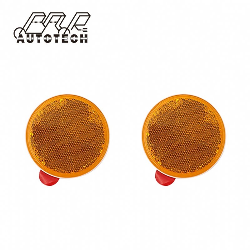 Emark light front rear round reflector for motorcycle