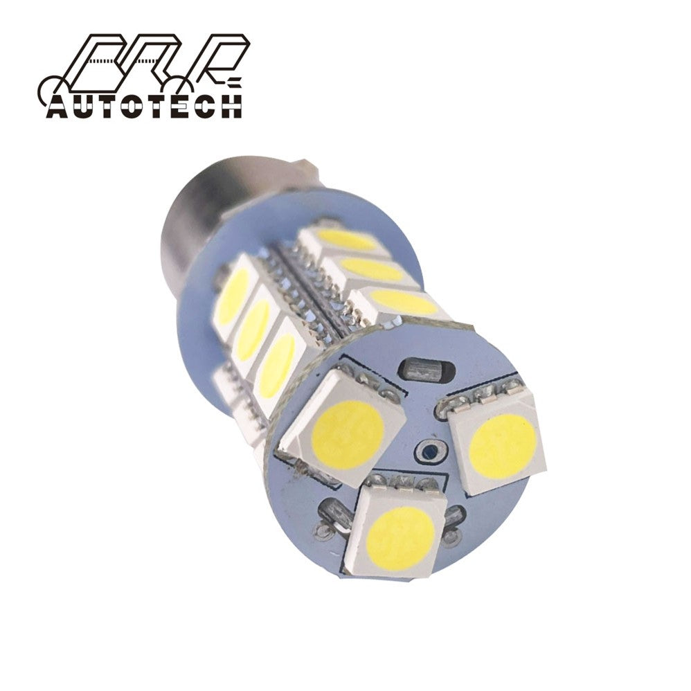 1195 1295 2396 3497 5008 7506 Bright LED 24 SMD 5050 motorcycle led bulb with DC13.8 volt 12V