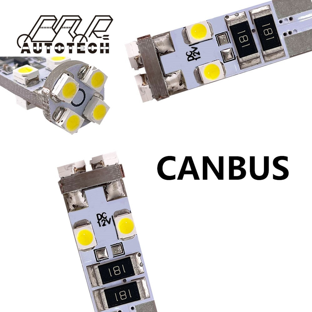 447 464 555, 558 585 655 656 657 906 912 Hight brightness changing 12V LED Bulb lights with 3528 8smd T10 canbus