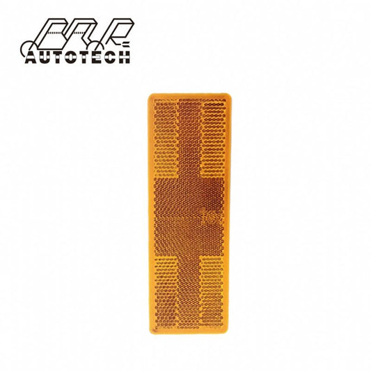 ABS amber rear rectangular retro for vehicle car reflectors