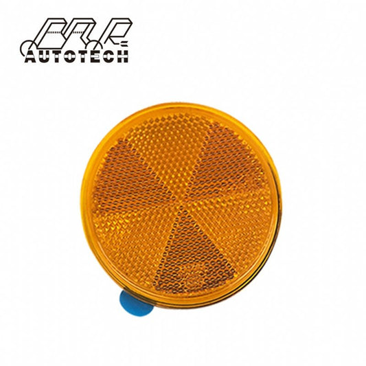 Amber custom accessories red round sticker reflector for vehicle car reflector