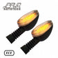 Amber flicker mini motorcycle led turn signal lights indicators with 10M screw