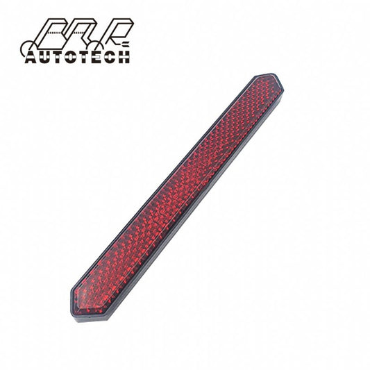 Best red reflective scooter lights emark stick on rectangular reflectors for motorcycle