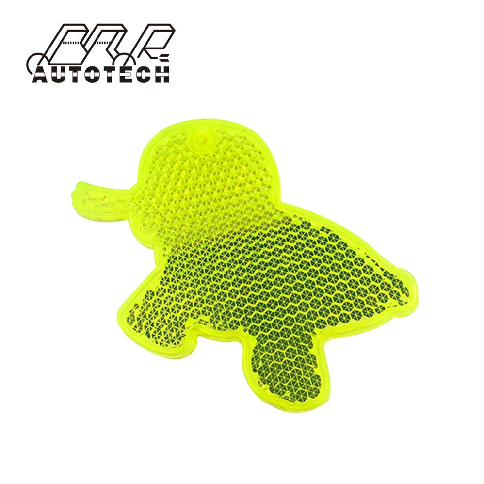 Customized logo road reflector accessory safety reflectors for children hiking backpack