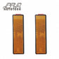 DOT small amber high visibility rectangular sticker reflectors for motorcycle bicycles