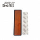 E-mark rectangular front strip side amber reflector for motorcycle