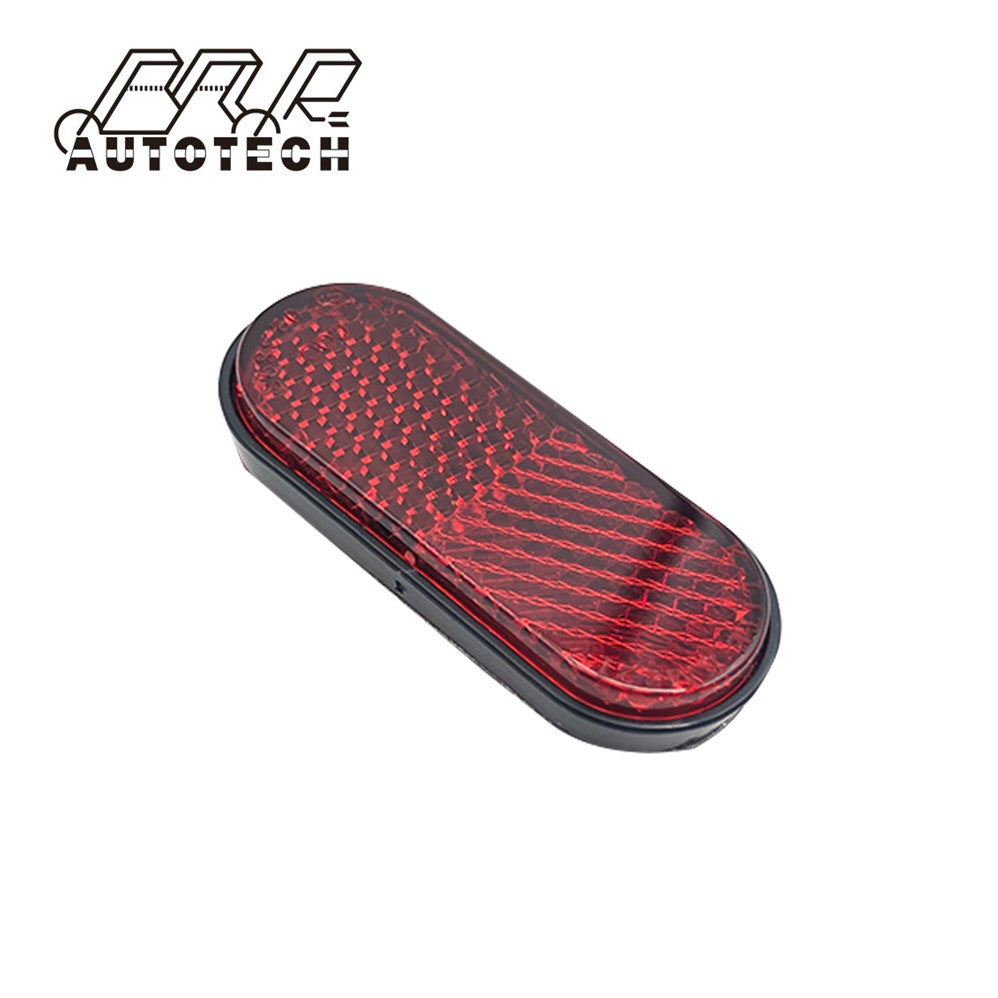 Electric bicycle reflector with sticker or screw night safety accessory