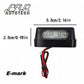 Emark Motorcycle light accessories LED license plate light