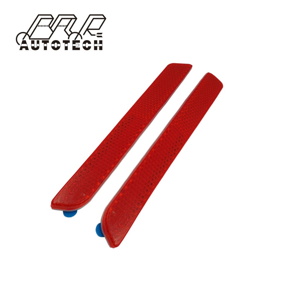 Emark red rectangular rear sticker on reflector for motorcycle scooter safety