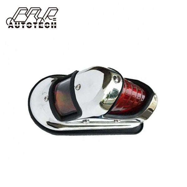 For Harley Beehive Chopper Bobber Red Bulb Motorcycle LED Tail Lights Rear Brake Lamp