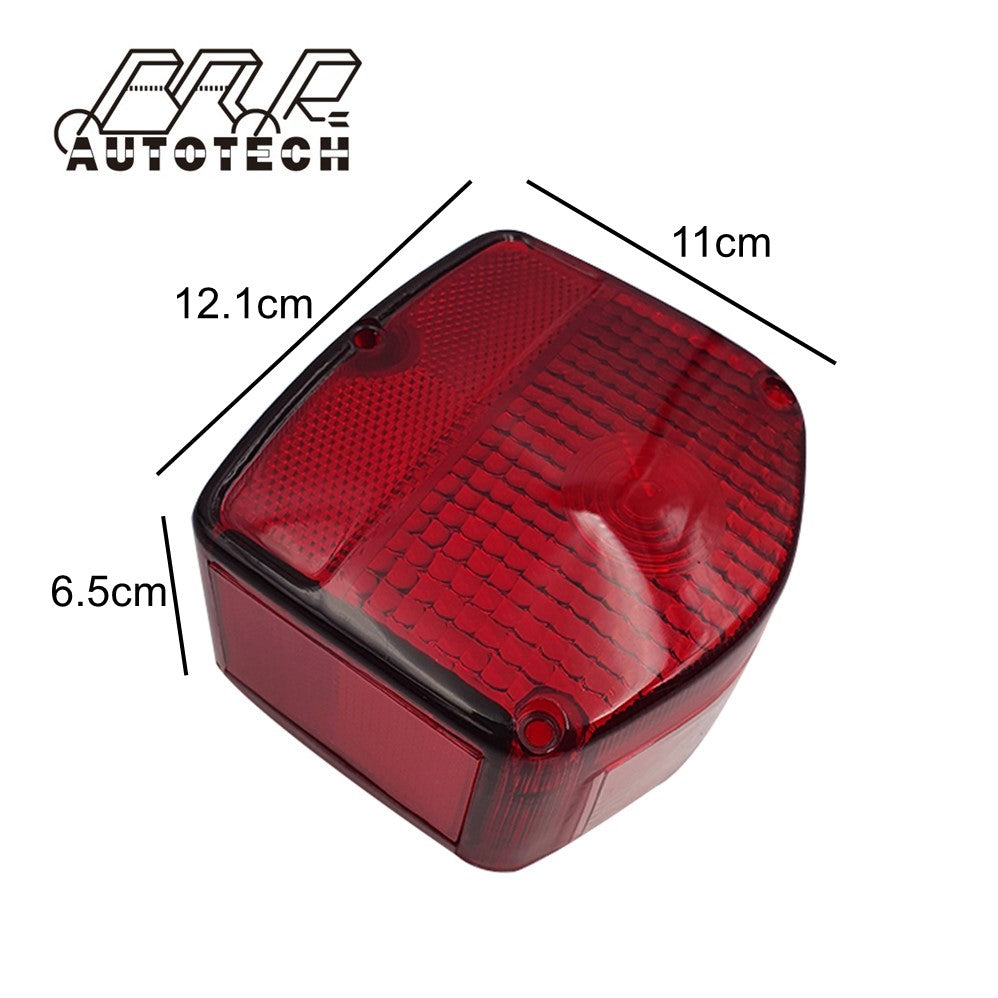 For Honda XL125 500 CB125 450 red motorcycle tail lights lens cover