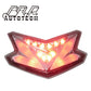 For Kawasaki Z800 ZX6R integrated motorcycle LED tail lights for rear brake lamp