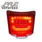 For VESPA GTV GTS motorcycle led license plate tail lights for brake rear lamp