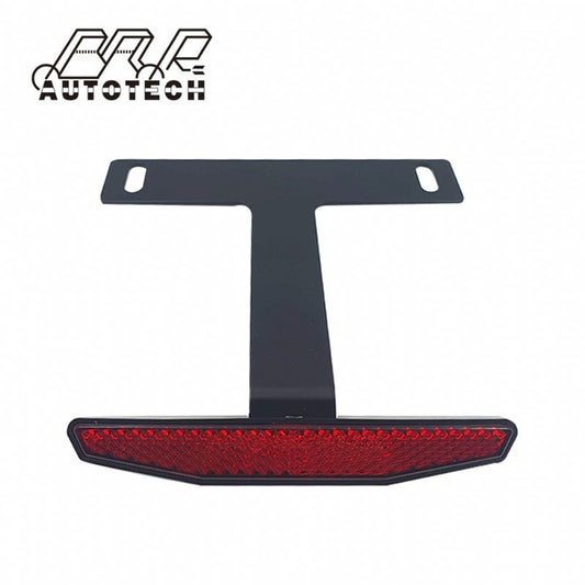 Moto bracket holder and reflectorwith aluminum for motorcycle license plate