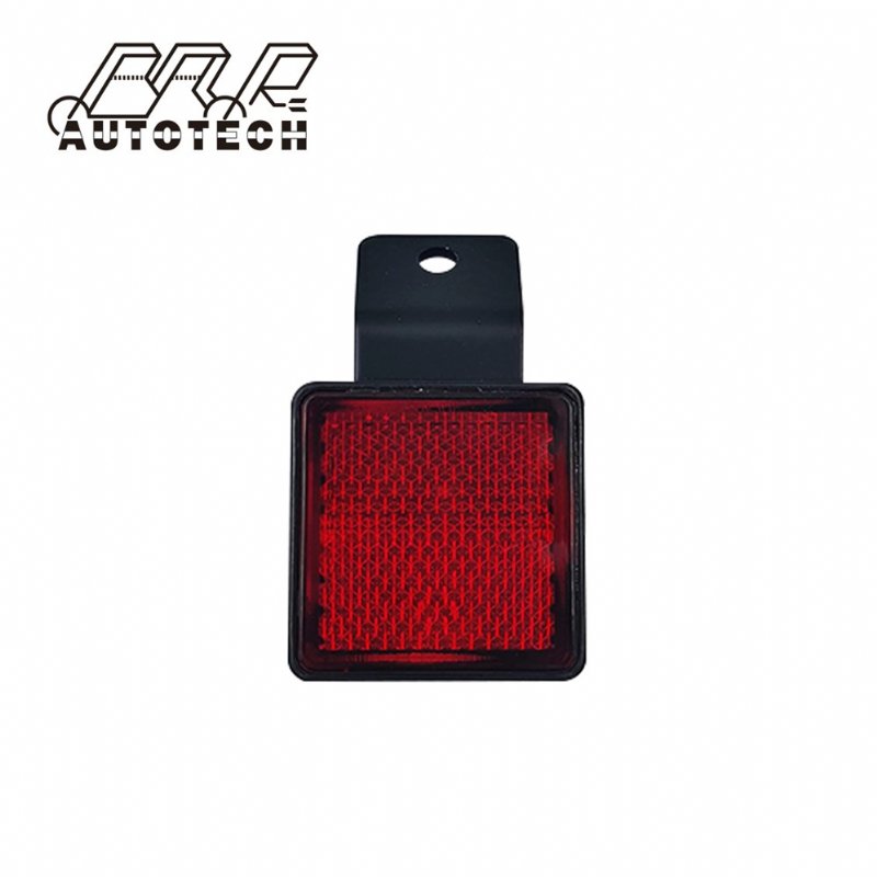 Motorcycle bracket holder and reflector with aluminum for number plate reflex
