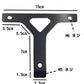 Motorcycle scooter number board with aluminum light mount reflector bracket holder