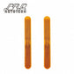 Motor plastic base white oval amber sticker reflector for motorcycle rear plate