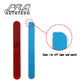 Motor plastic rear plate red MMA lens reflector with tape for motorcycle safety road