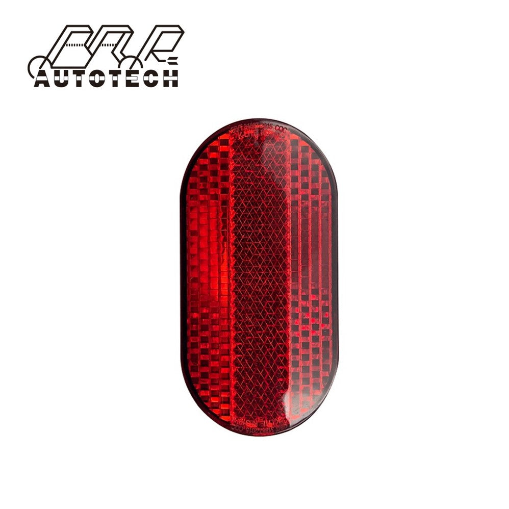 Mountain bicycle accessories reflector with sticker for seat rear