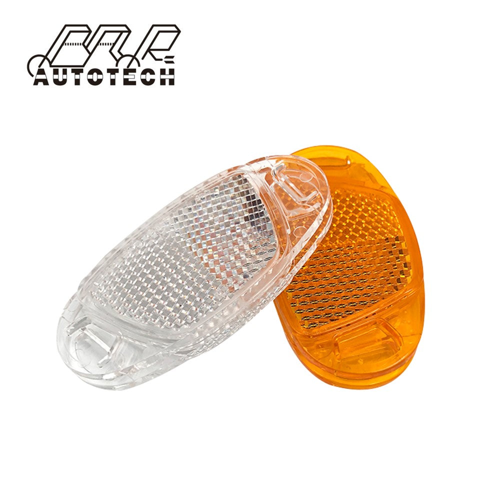 Mountain road bike bickcle amber reflector lights for wheel