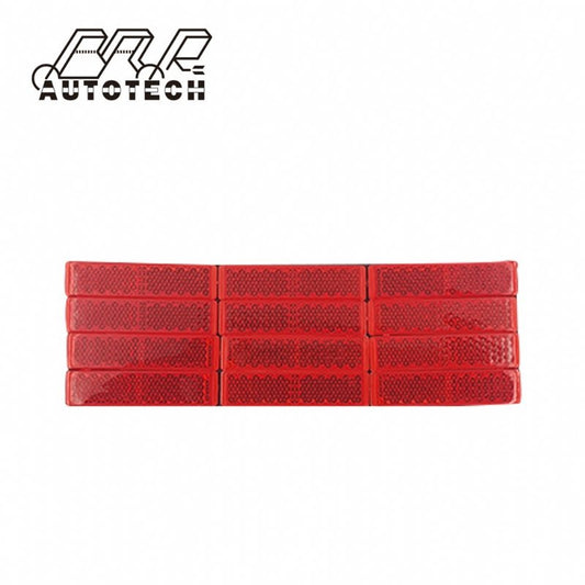 Multi foldable stick on red reflector for universal trucks cars