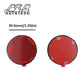 Night road safety red circle rear fender retro reflector for motorcycle scooter motorbike