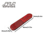 Red ABS side sticker scooter oval reflector for motorcycle safety