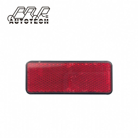Red bicycle reflector lights for rear seat fender safety