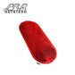 Red oval stick on trailers cars reflectors